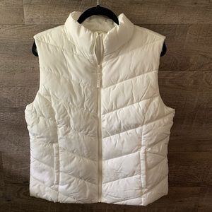 Aeropostale Puffer Vest- White sz XL